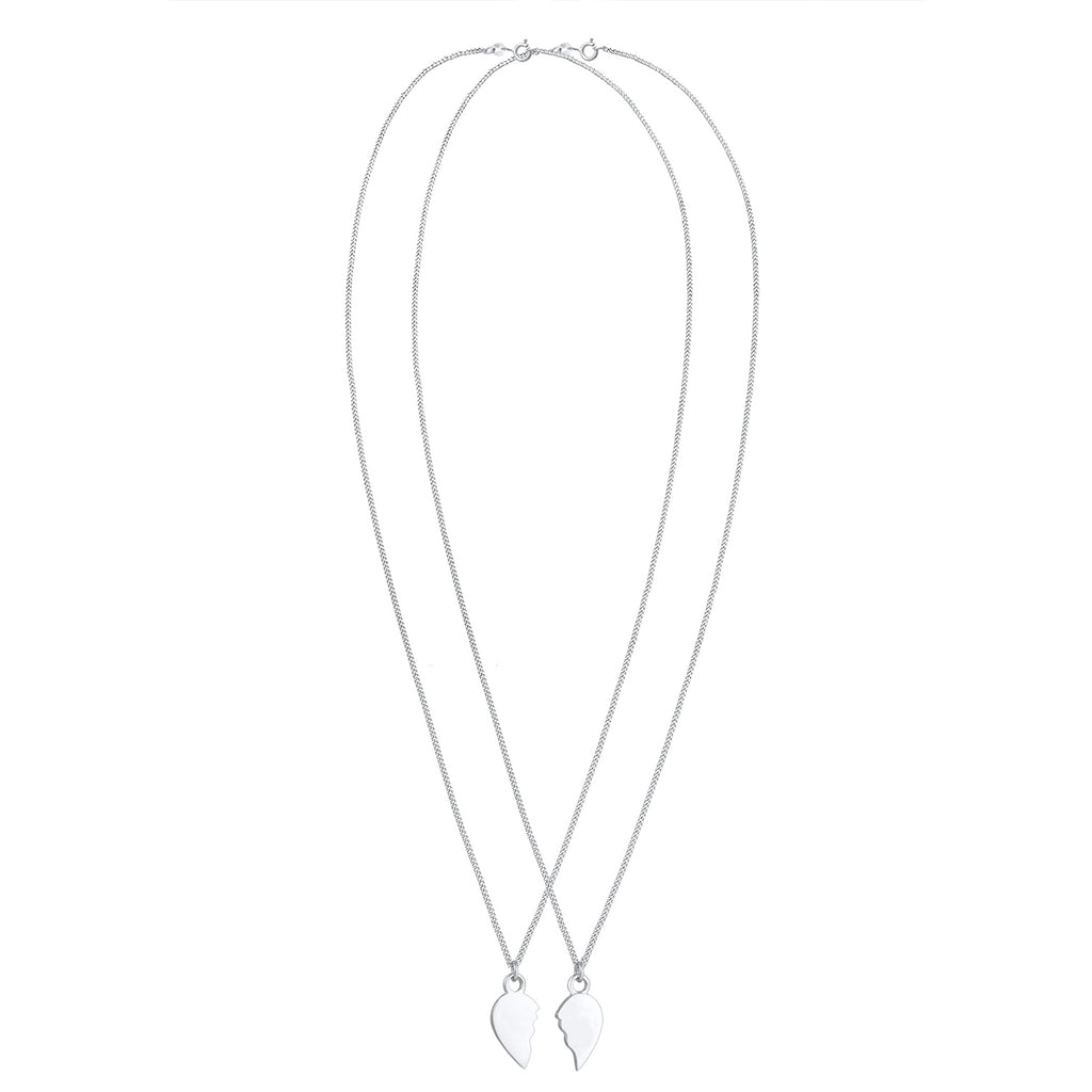Silber - Elli | Halskettenset Herz | 925er Sterling Silber