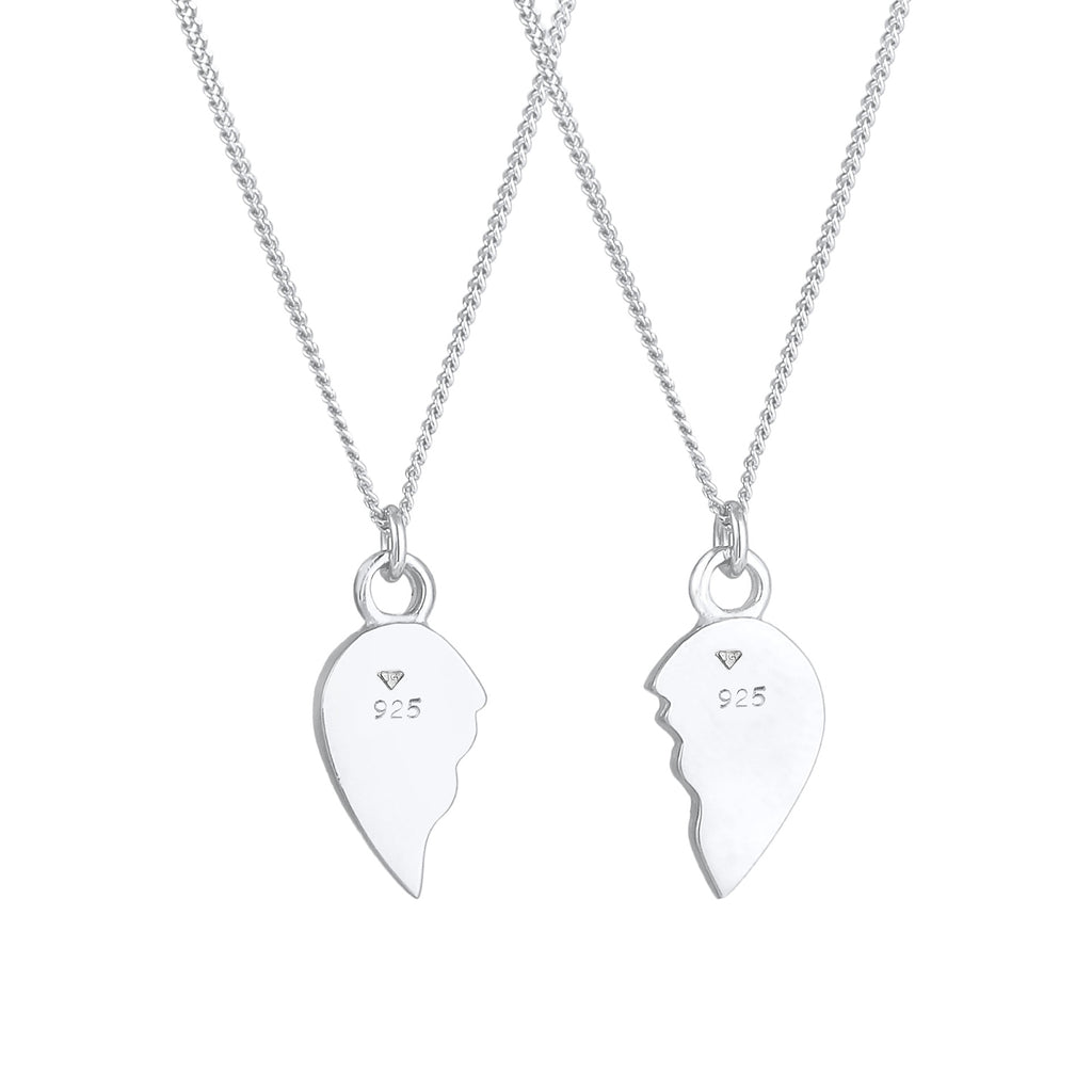 Silber - Elli | Halskettenset Herz | 925er Sterling Silber