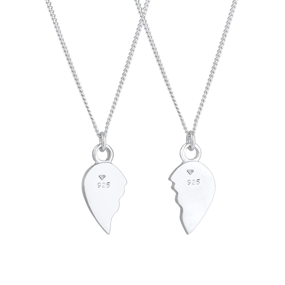 Silber - Elli | Halskettenset Herz | 925er Sterling Silber