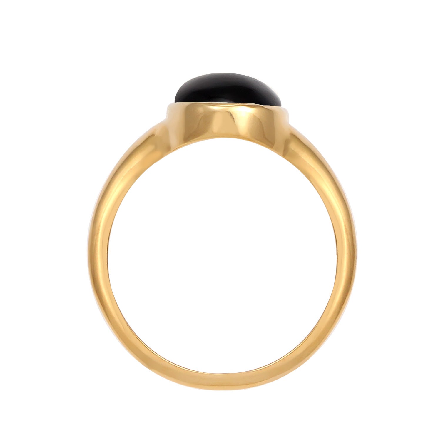 Siegelring | Onyx ( Schwarz ) – Elli Jewelry