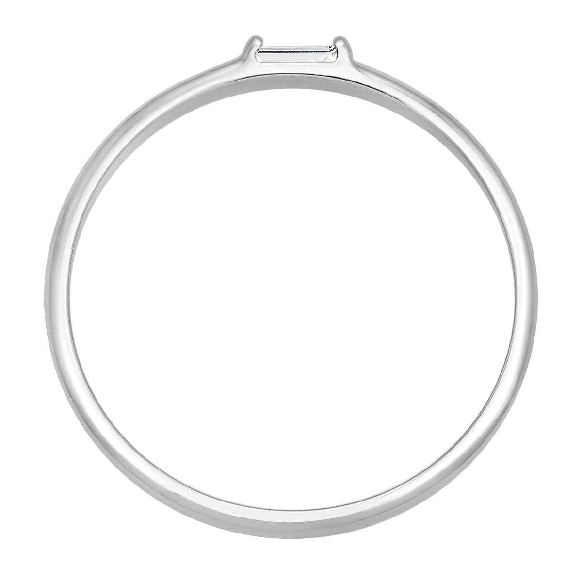 Weiß - Elli PREMIUM | Verlobungsring | Topas ( Weiß ) | 585 Weißgold