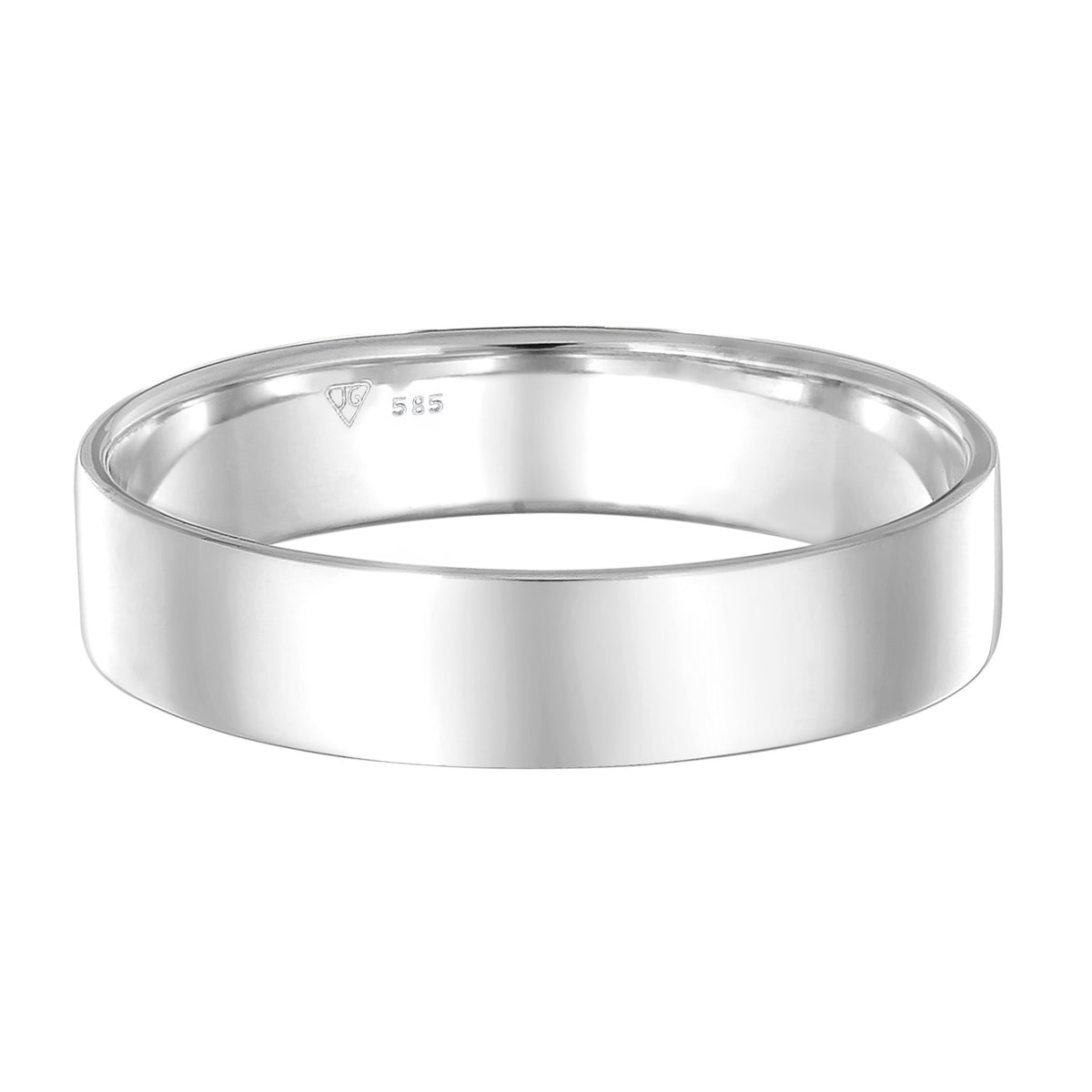 Weiß - Elli PREMIUM | Ring | 585 Weißgold
