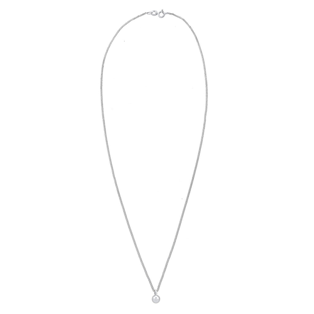 Silber - Elli | Halskette Kugel | 925er Sterling Silber