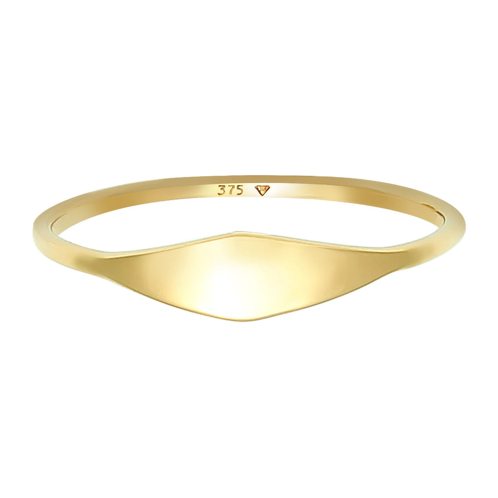 Gold - Elli PREMIUM | Ring Geo | 375 Gelbgold
