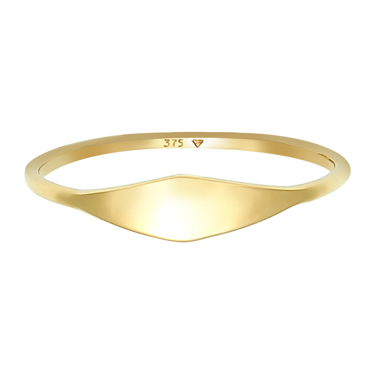 Gold - Elli PREMIUM | Ring Geo | 375 Gelbgold