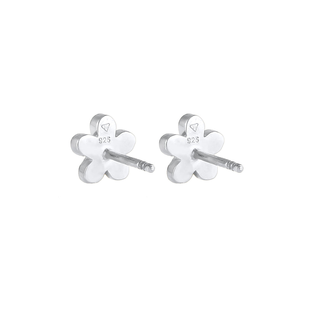 Silber - Elli | Ohrring Blume | 925er Sterling Silber