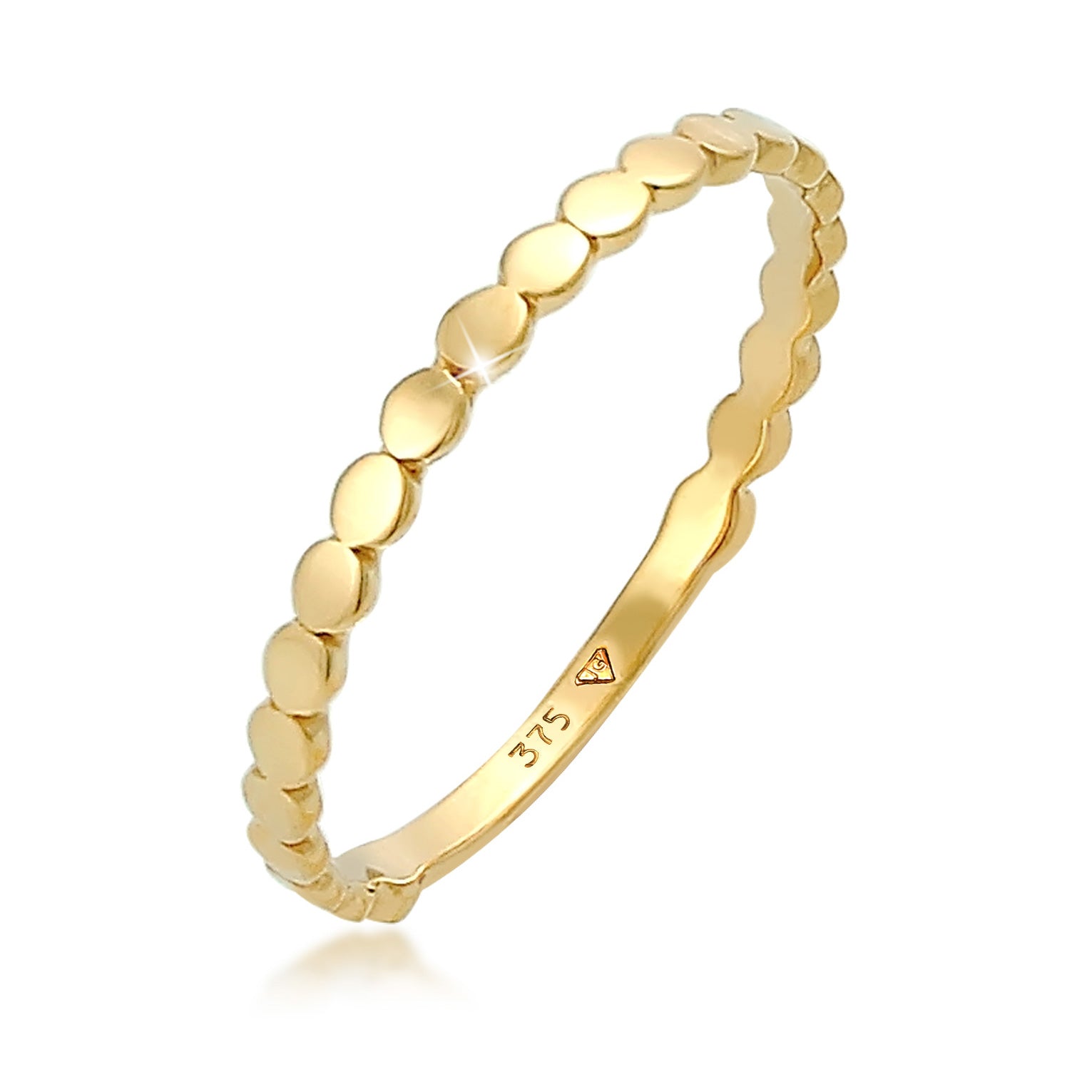 Gold - Elli PREMIUM | Ring Kreis | 375 Gelbgold