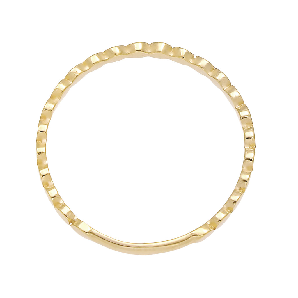 Gold - Elli PREMIUM | Ring Kreis | 375 Gelbgold