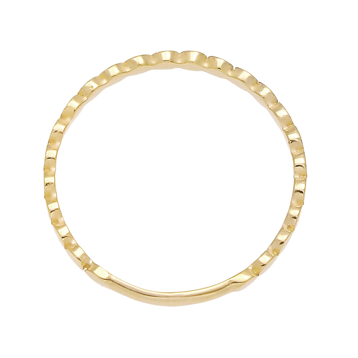 Gold - Elli PREMIUM | Ring Kreis | 375 Gelbgold