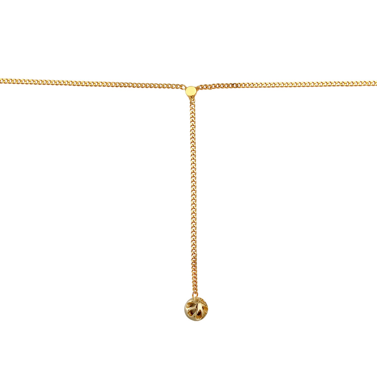 Gold - Elli | Choker | Quarz (Rosa) | 925 Sterling Silber vergoldet