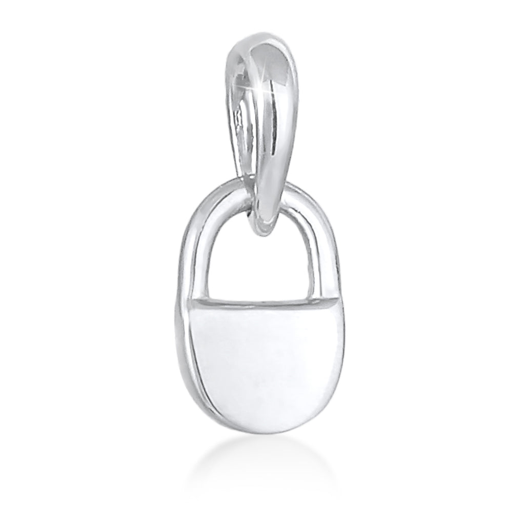 Silber - Elli | Anhänger Schloss | 925er Sterling Silber