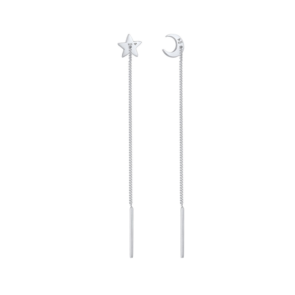 Silber - Elli | Ohrhänger Astro | 925er Sterling Silber