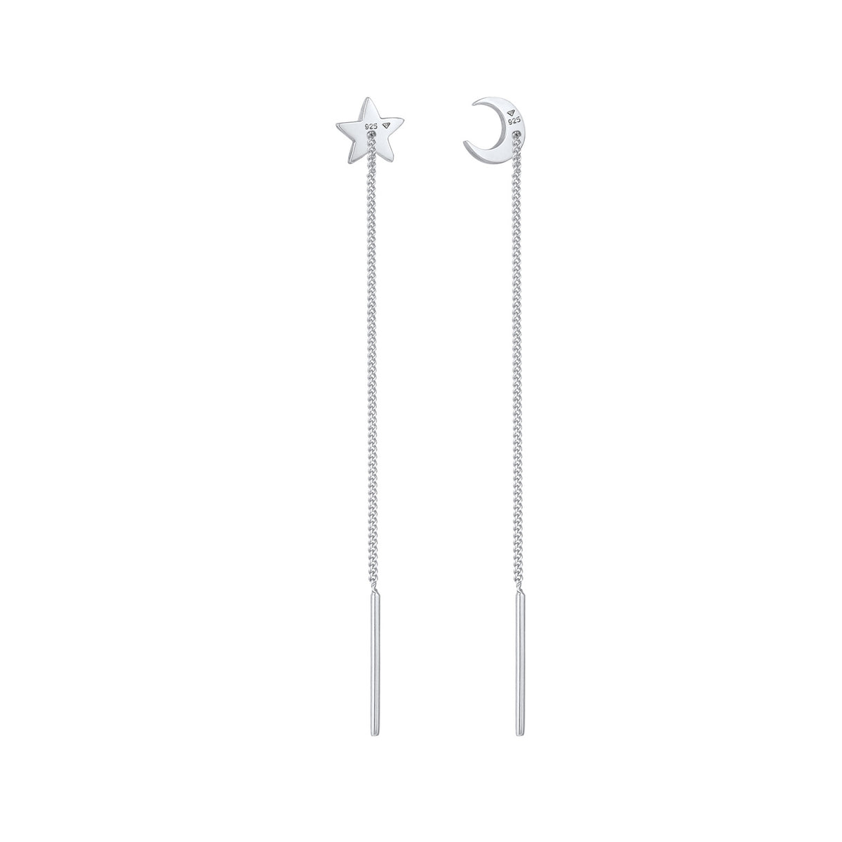 Silber - Elli | Ohrhänger Astro | 925er Sterling Silber