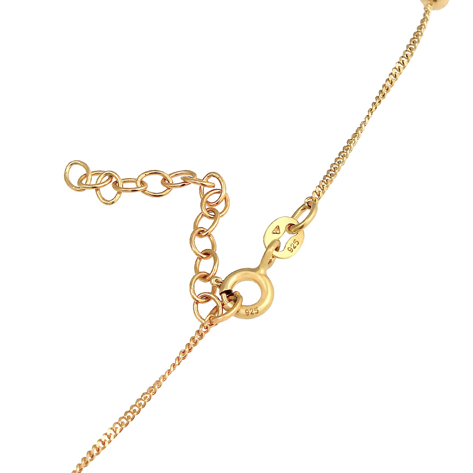 Gold - Elli | Choker Kugeln | 925er Sterling Silber vergoldet