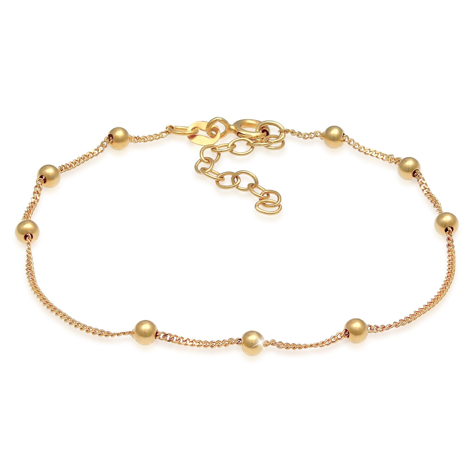 Gold - Elli | Armband Kugel | 925 Sterling Silber vergoldet