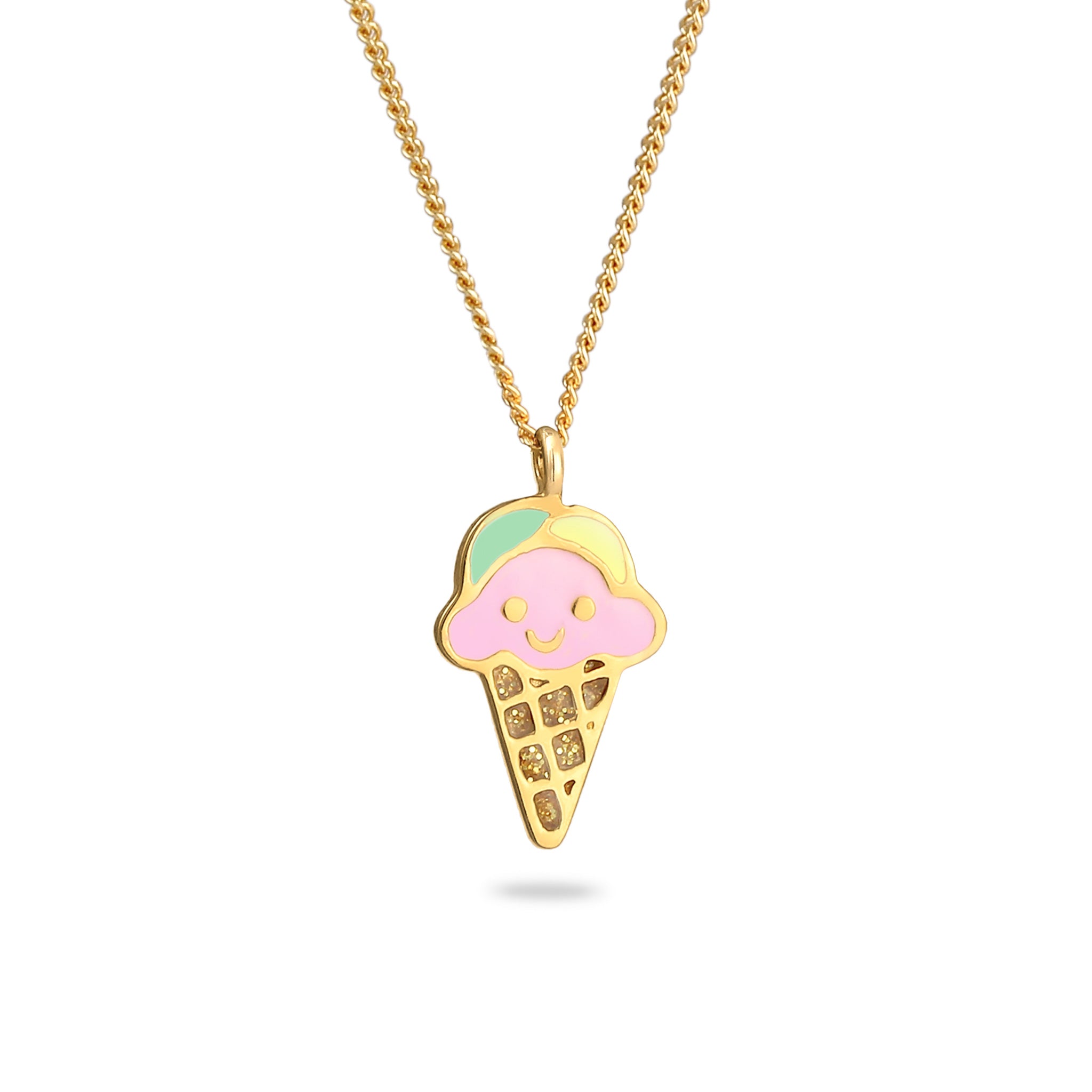 Gold - Elli | Halskette | 925 Sterling Silber vergoldet