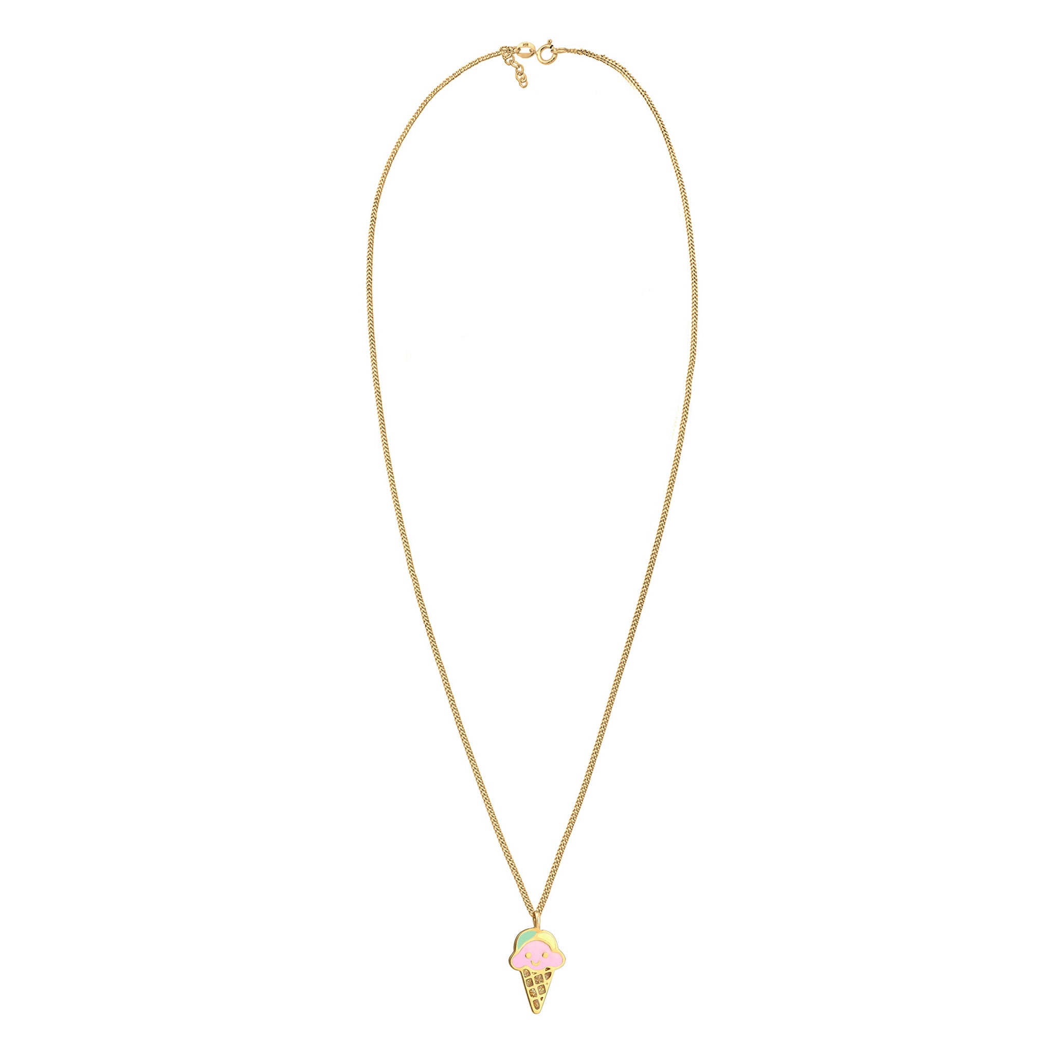 Gold - Elli | Halskette | 925 Sterling Silber vergoldet