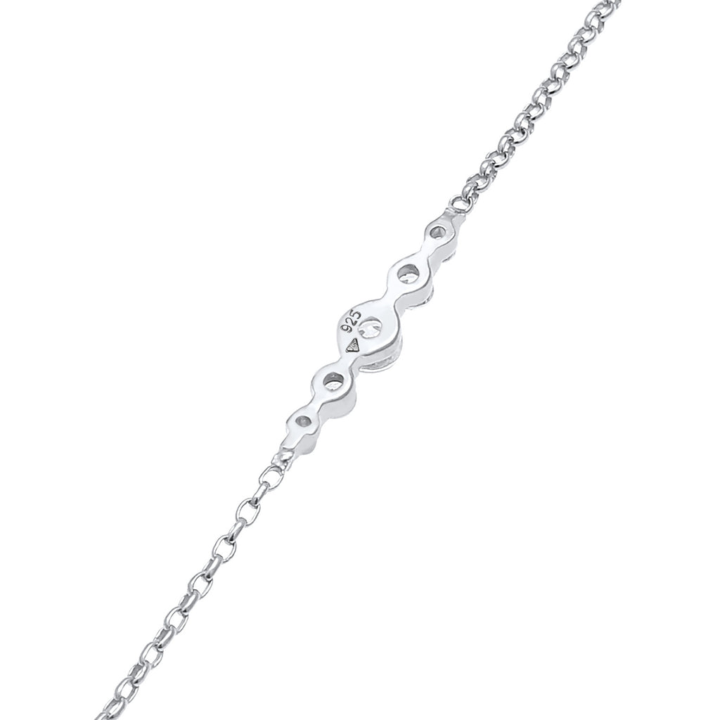 Silber - Elli | Armband | Zirkonia ( Weiß ) | 925er Sterling Silber