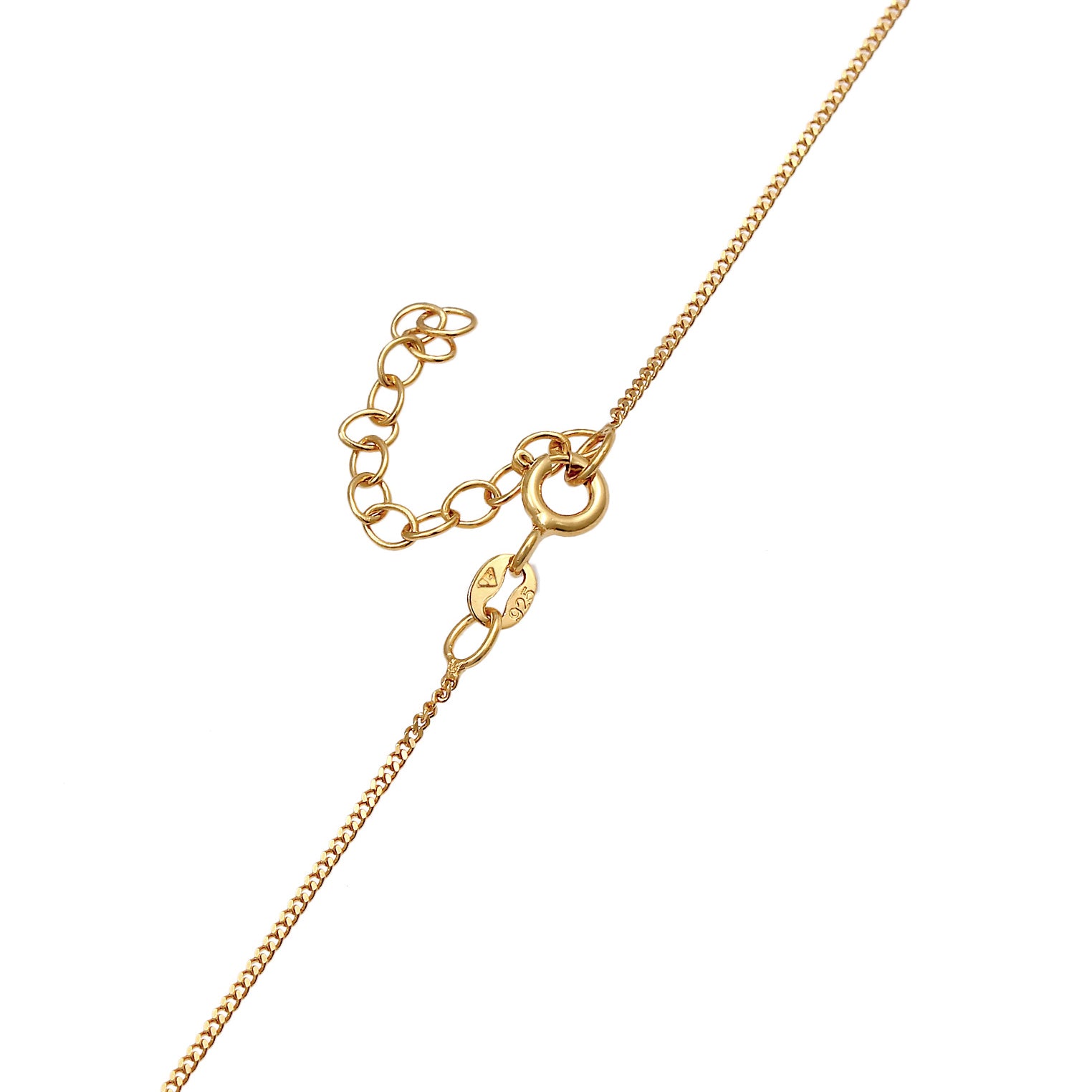 Gold - Elli | Halskette Pfote | 925 Sterling Silber vergoldet