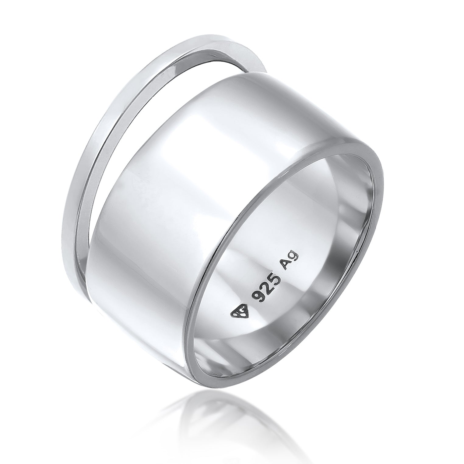 Silber - Elli | Bandring | 925er Sterling Silber