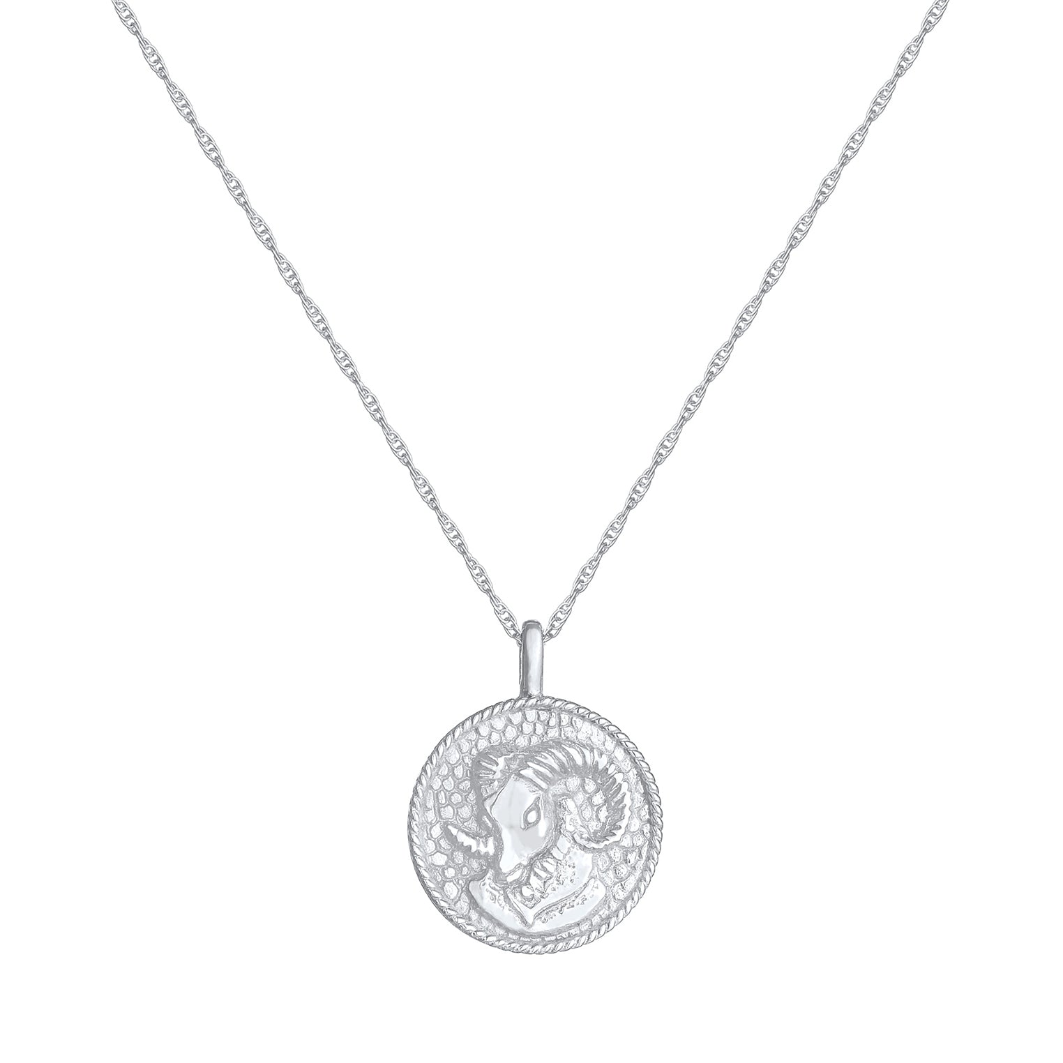 Silber - Elli | Halskette Sternzeichen Widder | 925 Sterling Silber