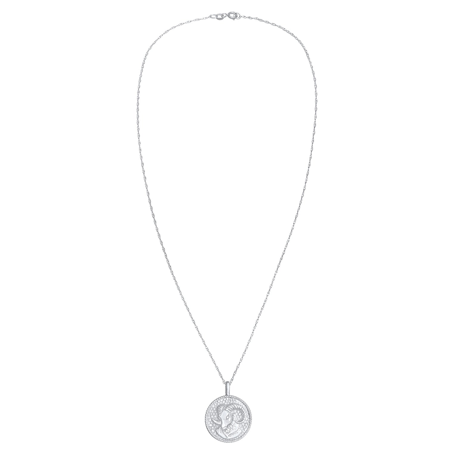 Silber - Elli | Halskette Sternzeichen Widder | 925 Sterling Silber