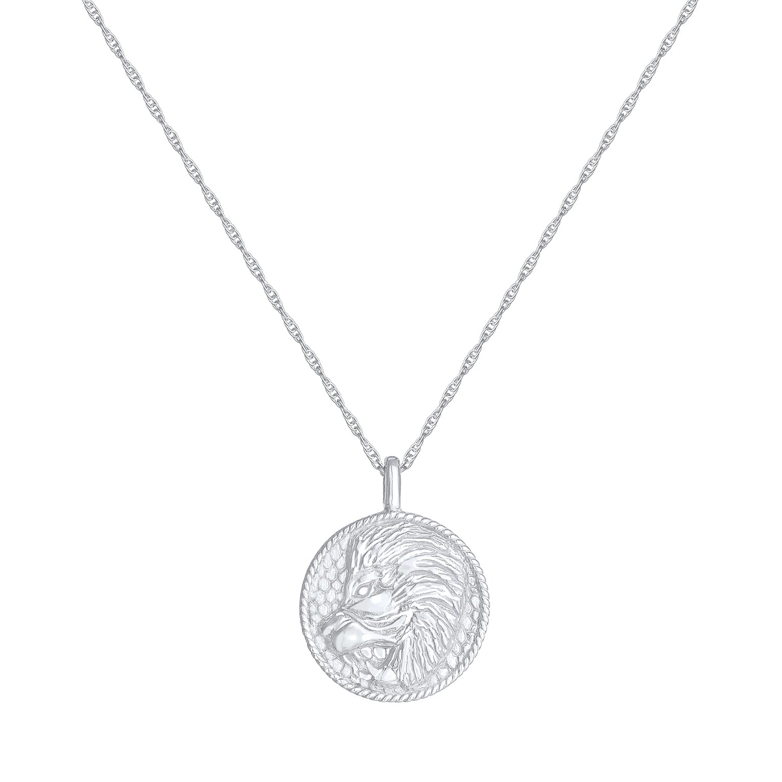 Silber - Elli | Halskette Sternzeichen Löwe | 925 Sterling Silber