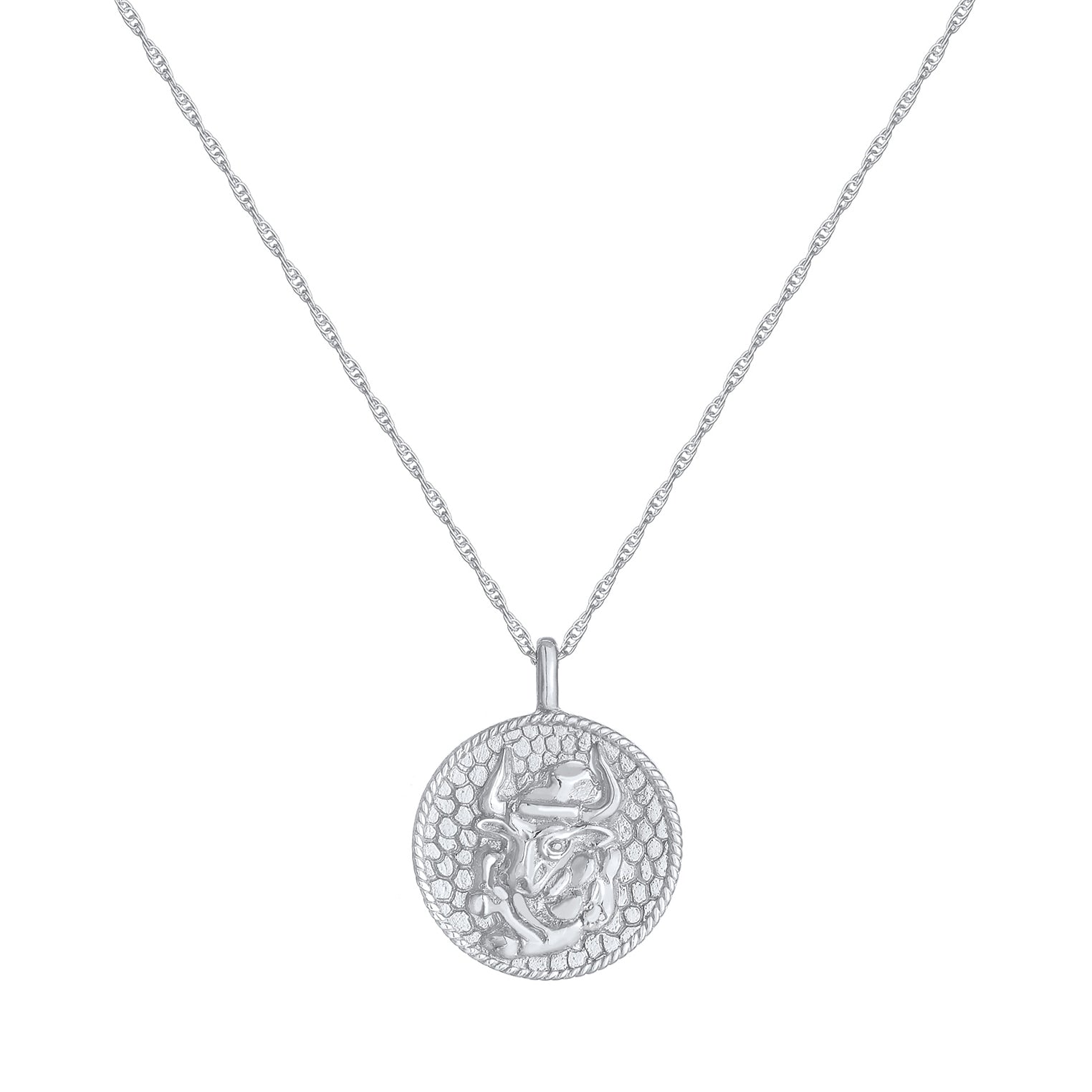 Silber - Elli | Halskette Sternzeichen Stier | 925 Sterling Silber