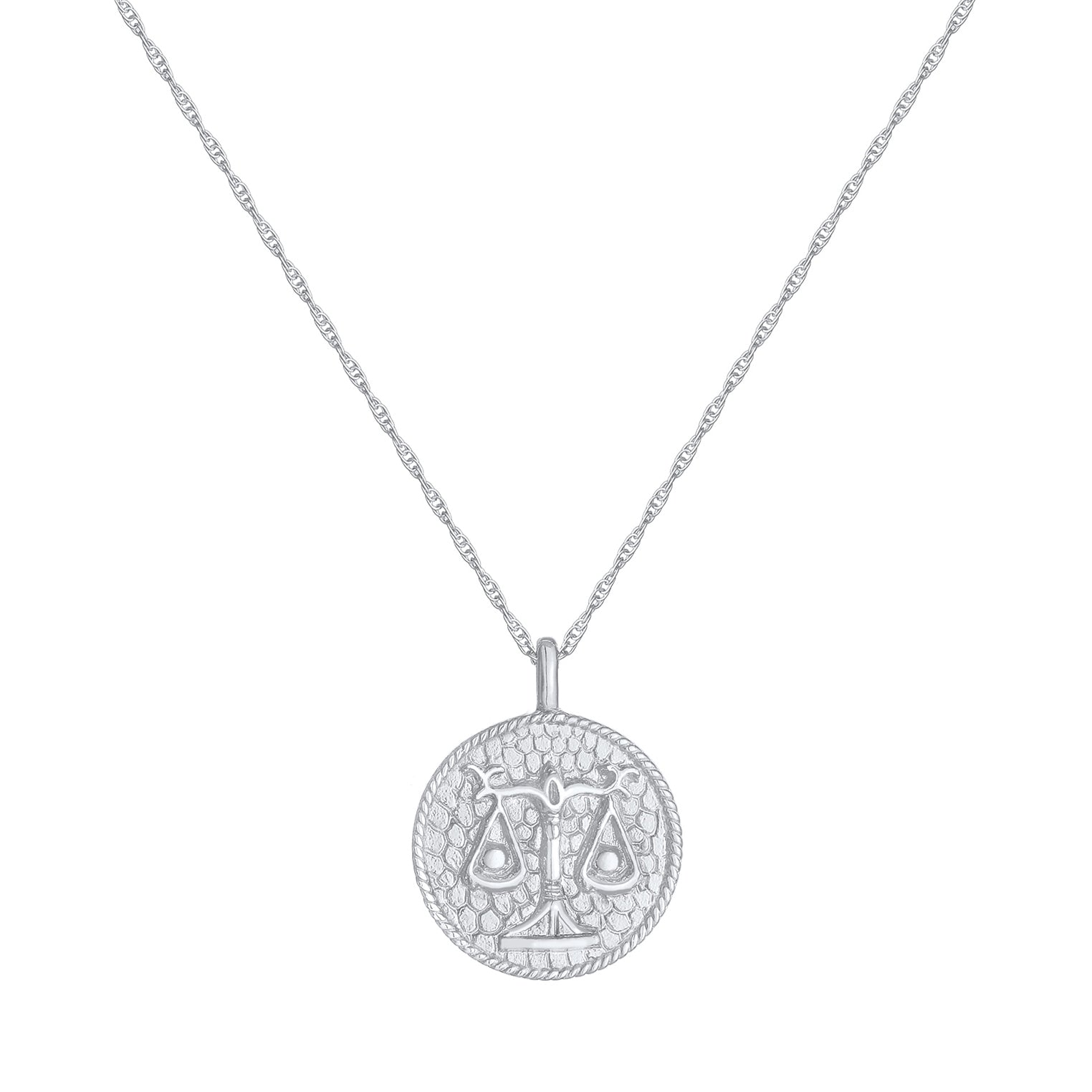 Silber - Elli | Halskette Sternzeichen Waage | 925 Sterling Silber