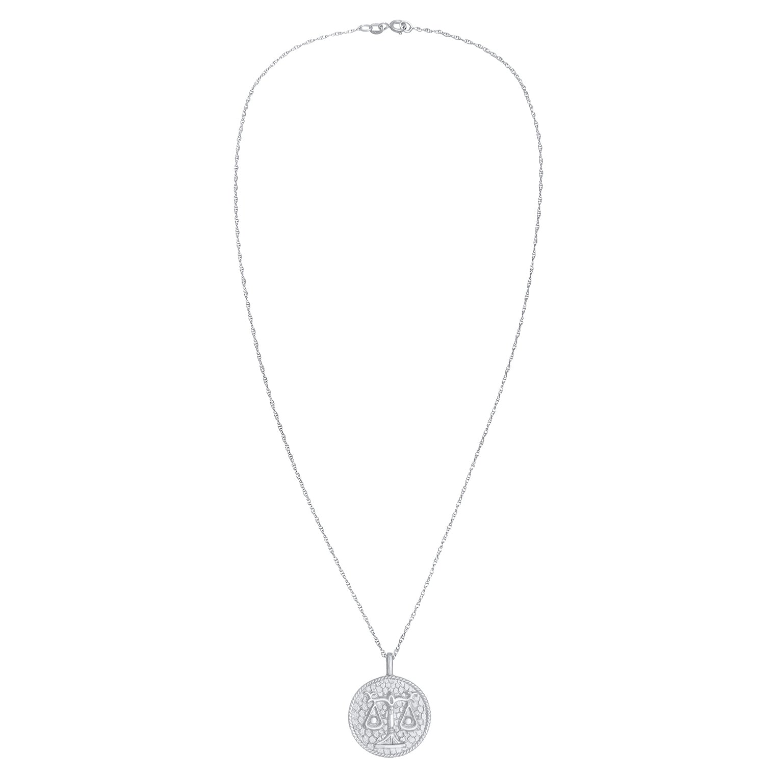 Silber - Elli | Halskette Sternzeichen Waage | 925 Sterling Silber