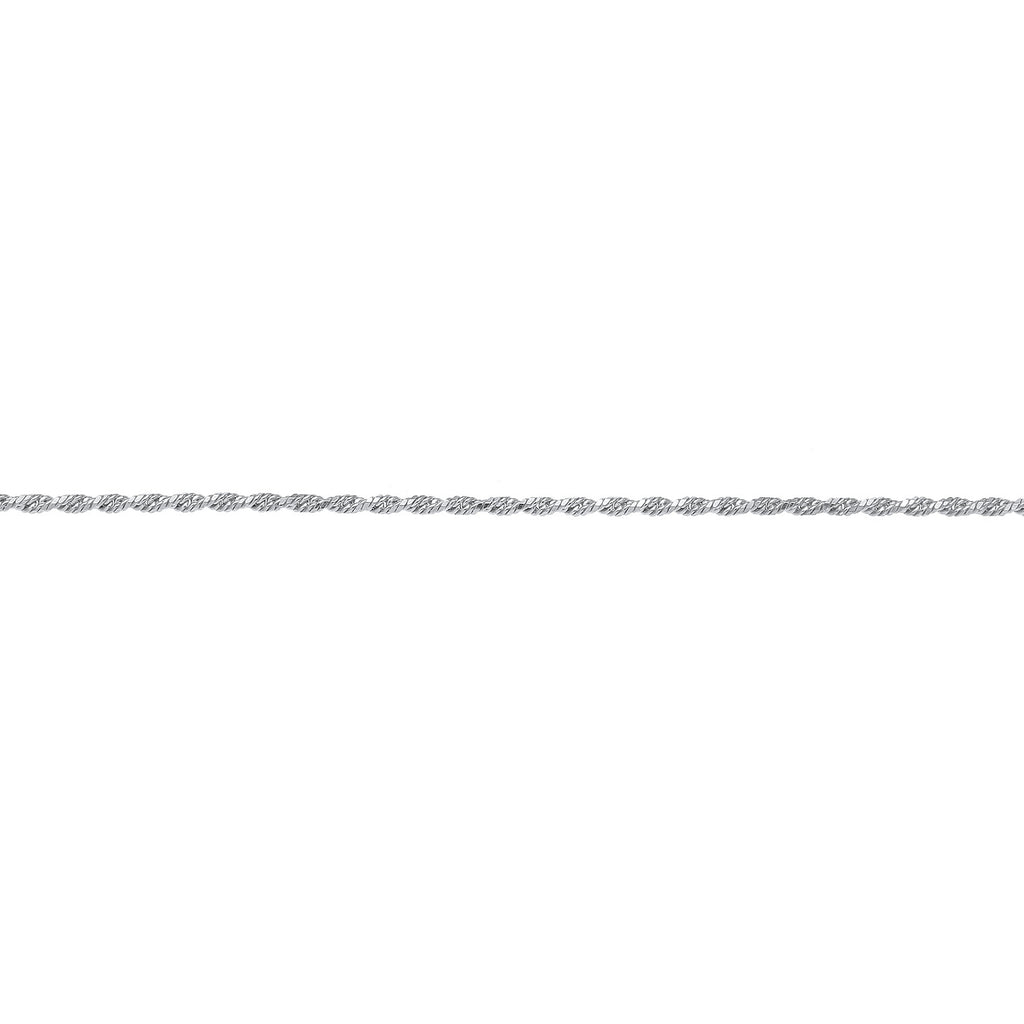 Silber - Elli | Kordel-Choker Fein | 925er Sterling Silber