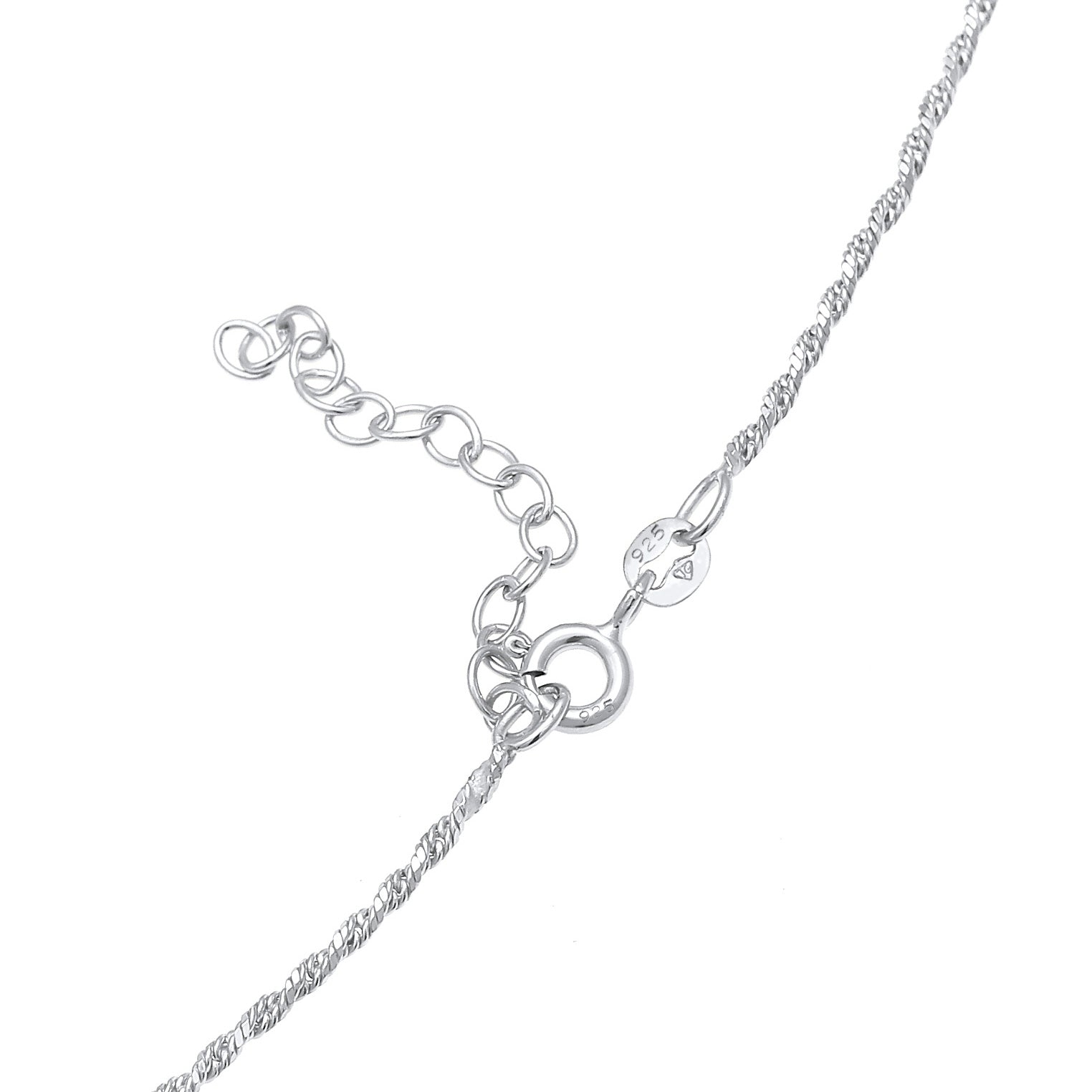 Silber - Elli | Kordel-Choker Fein | 925er Sterling Silber