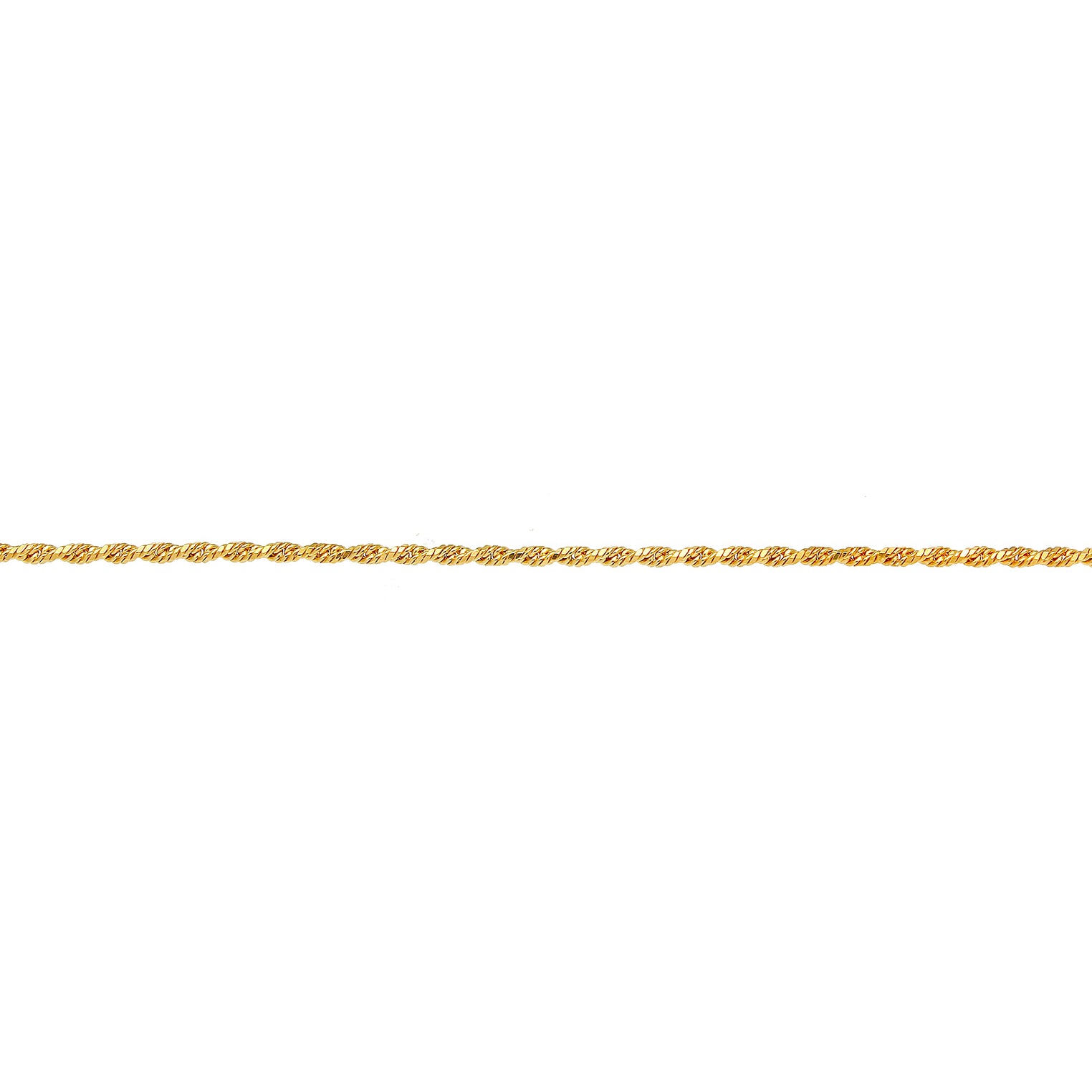 Gold - Elli | Kordel-Choker | 925 Sterling Silber vergoldet