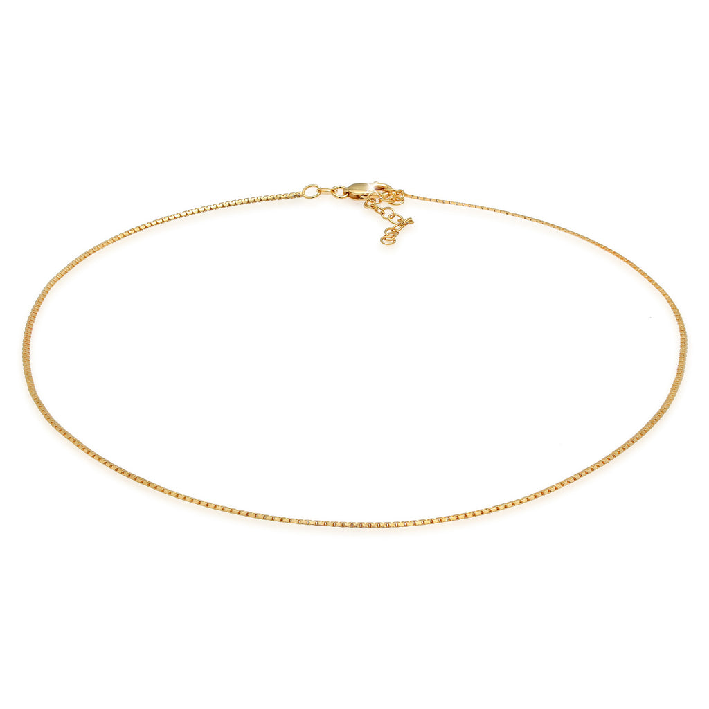 Gold - Elli | Schlangen-Choker | 925 Sterling Silber vergoldet