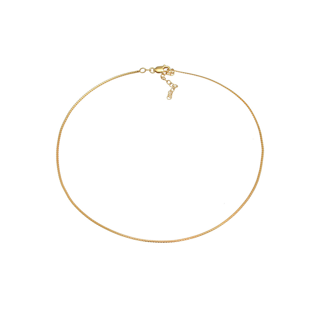 Gold - Elli | Schlangen-Choker | 925 Sterling Silber vergoldet