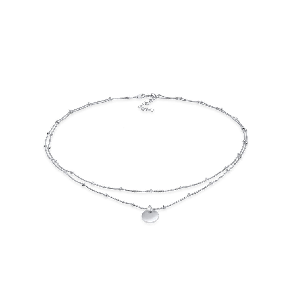 Silber - Elli | Kugel-Choker Geo | 925er Sterling Silber