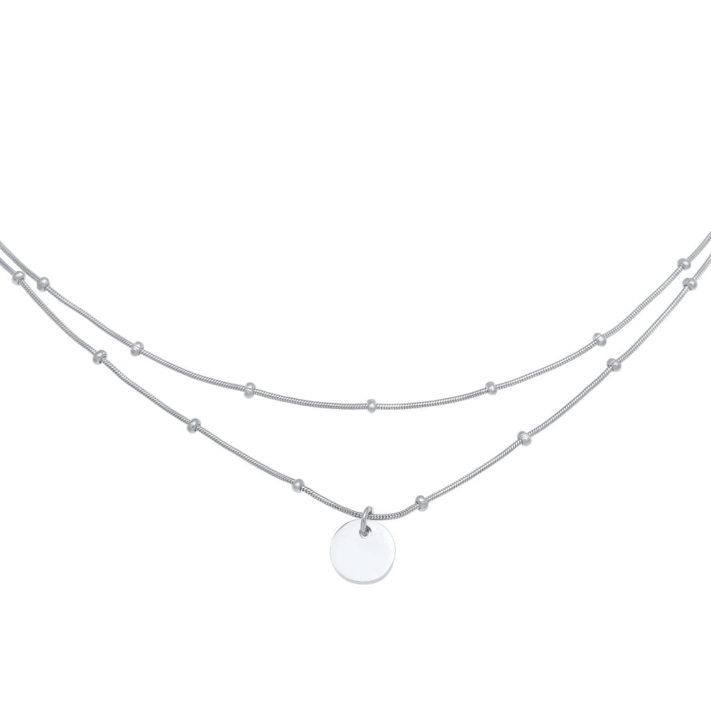 Silber - Elli | Kugel-Choker Geo | 925er Sterling Silber