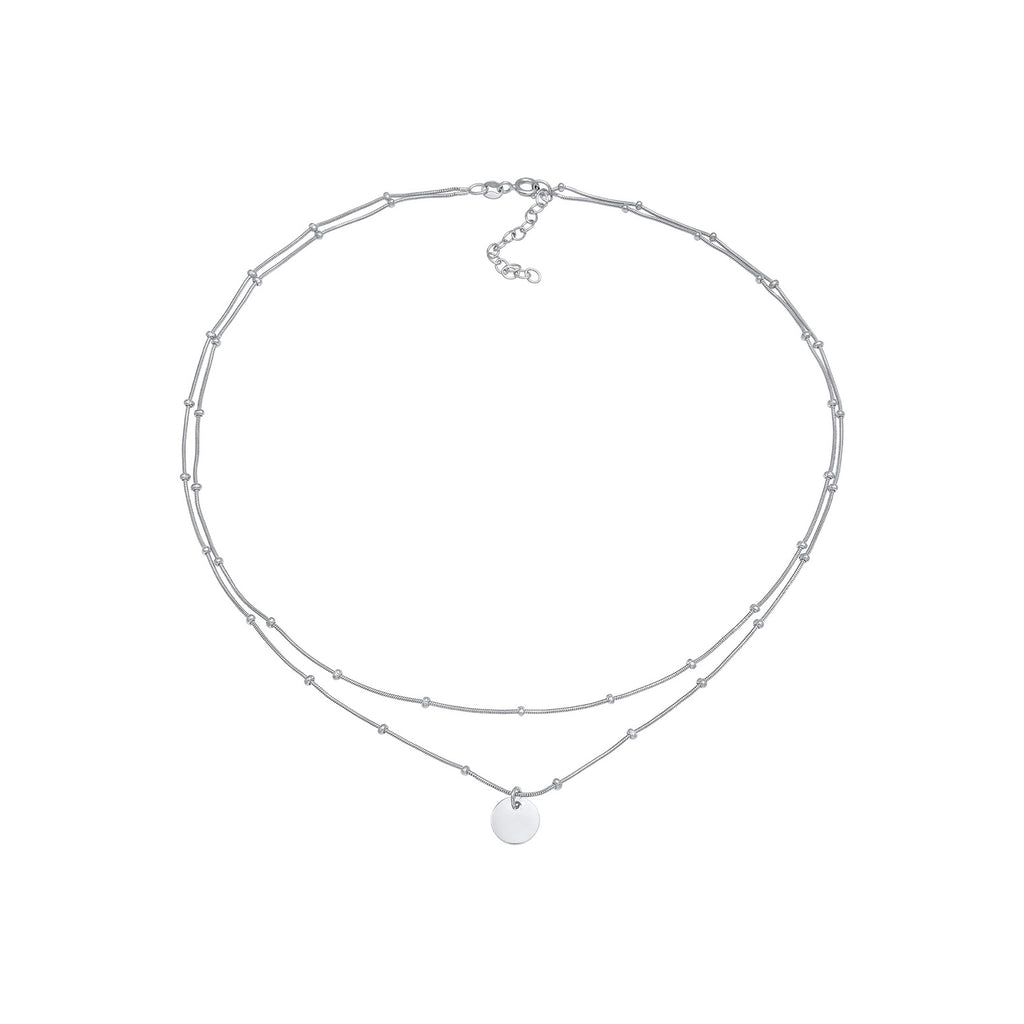 Silber - Elli | Kugel-Choker Geo | 925er Sterling Silber