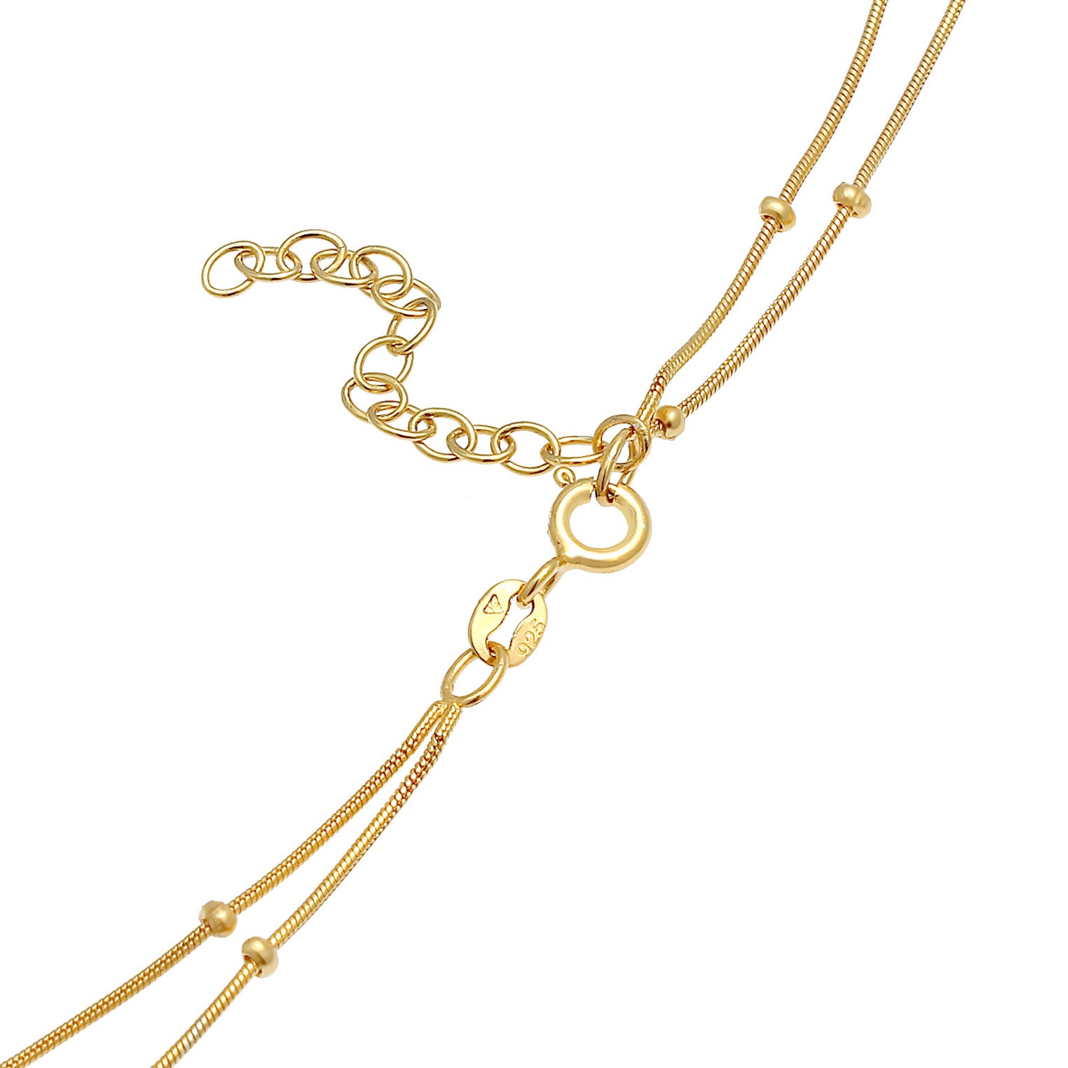 Gold - Elli | Kugel-Choker Geo | 925 Sterling Silber vergoldet