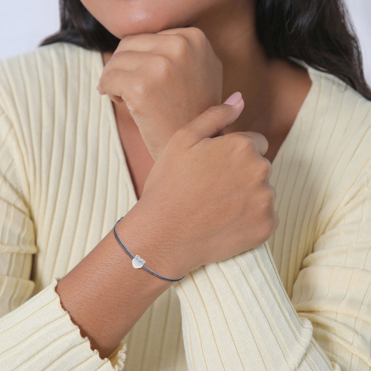 Silber - Elli | Armband Herz | 925er Sterling Silber