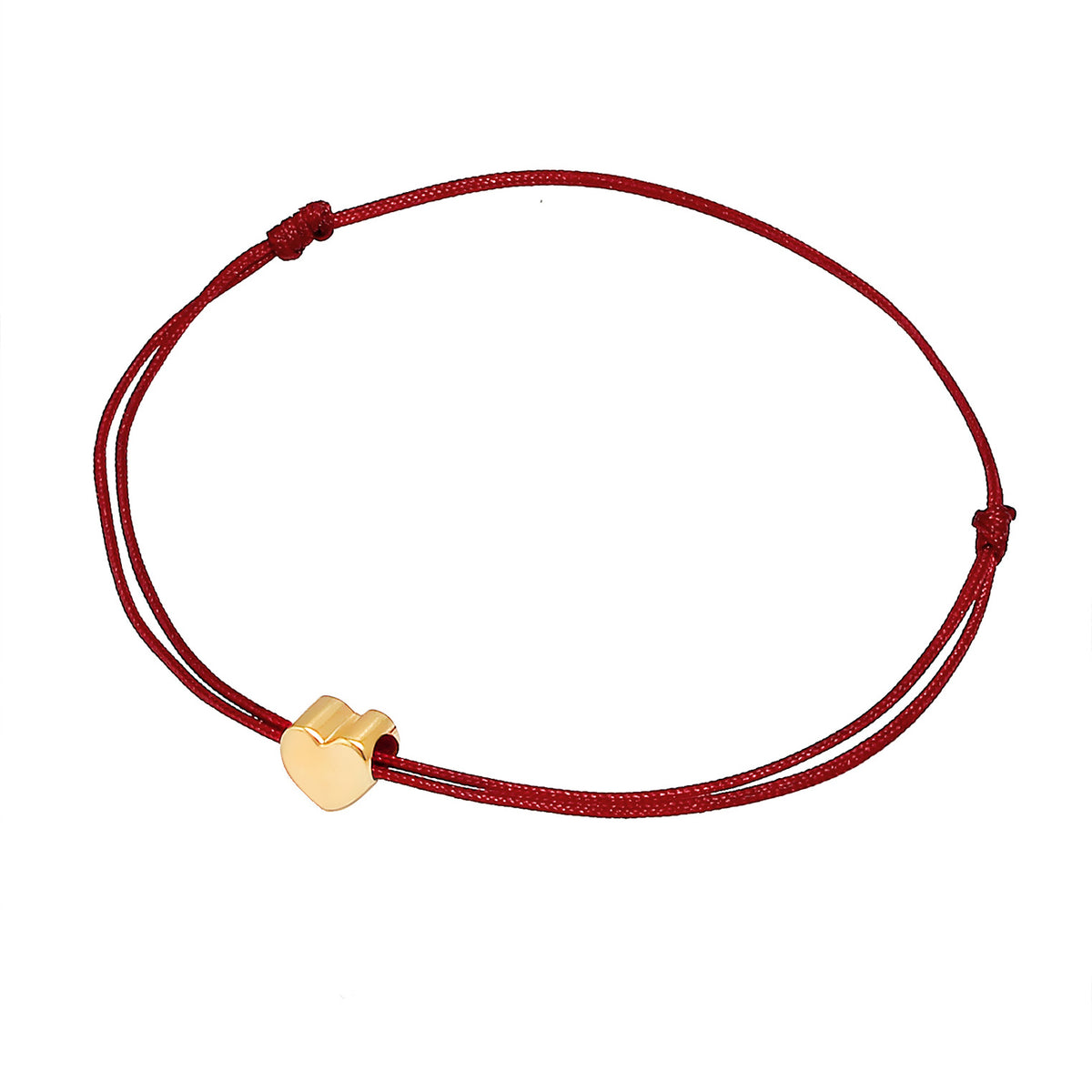 Gold - Elli | Armband Herz | 925 Sterling Silber vergoldet