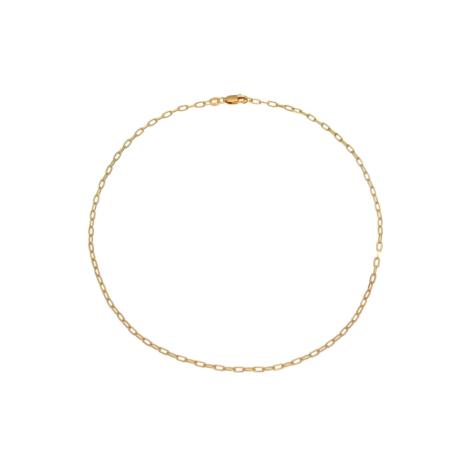 Gold - Elli | Glieder-Choker | 925 Sterling Silber vergoldet