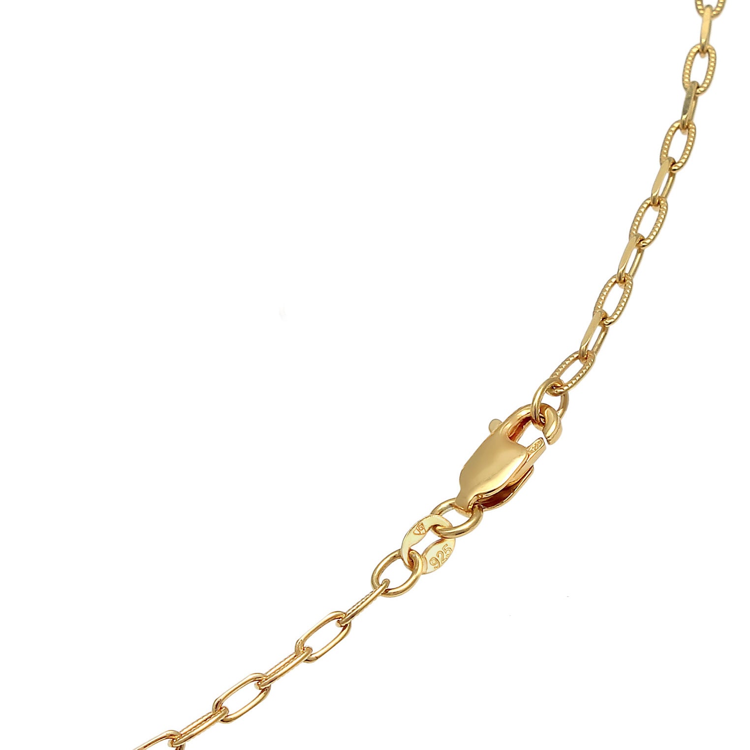 Gold - Elli | Glieder-Choker | 925 Sterling Silber vergoldet