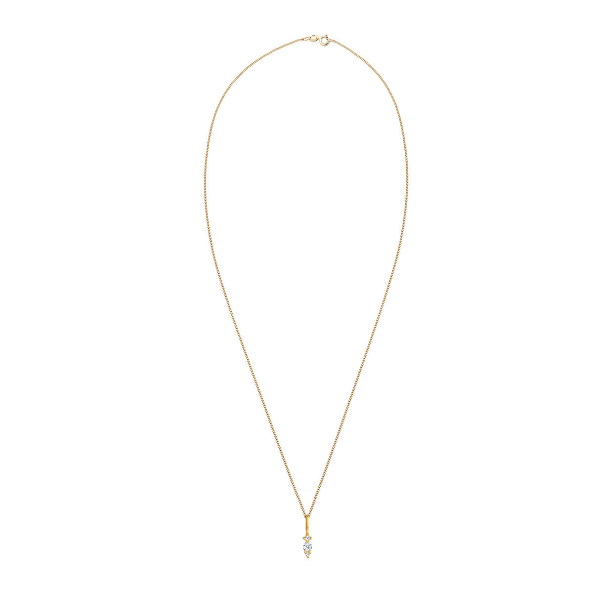 Gold - Elli DIAMONDS | Halskette | Diamant (Weiß, 0,05 ct) | 585 Gelbgold