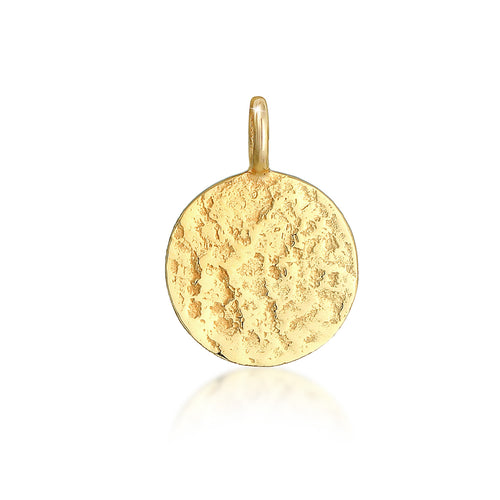 Gold - Elli | Anhänger Geo | 925 Sterling Silber vergoldet