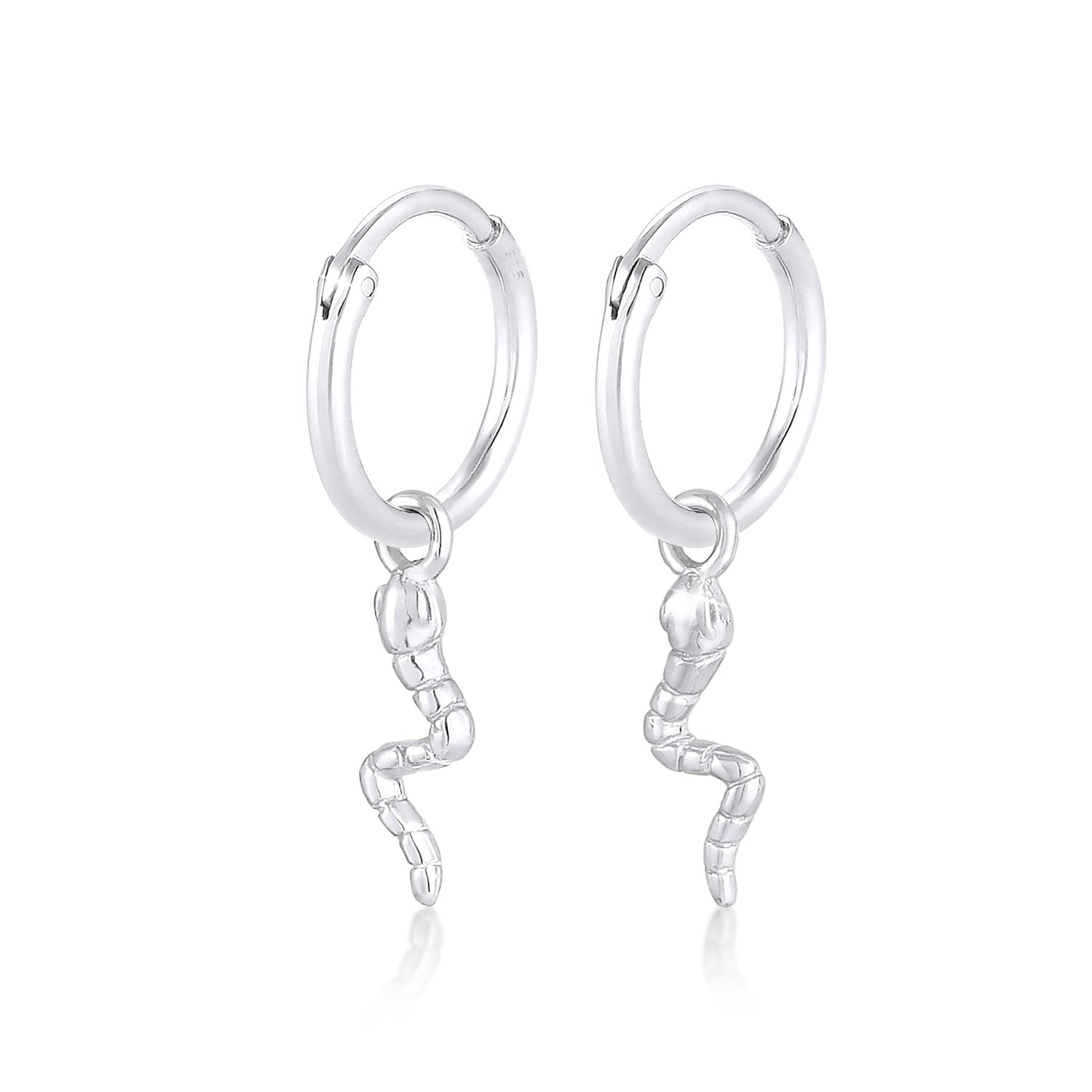 Silber - Elli | Creole Schlange | 925er Sterling Silber