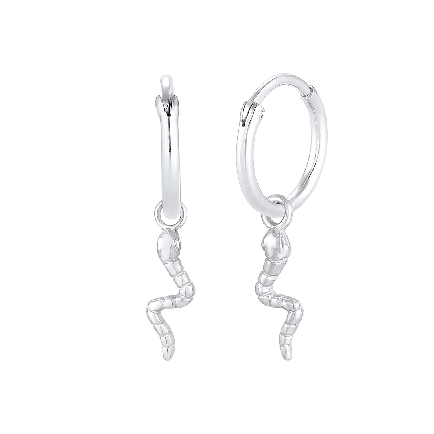 Silber - Elli | Creole Schlange | 925er Sterling Silber