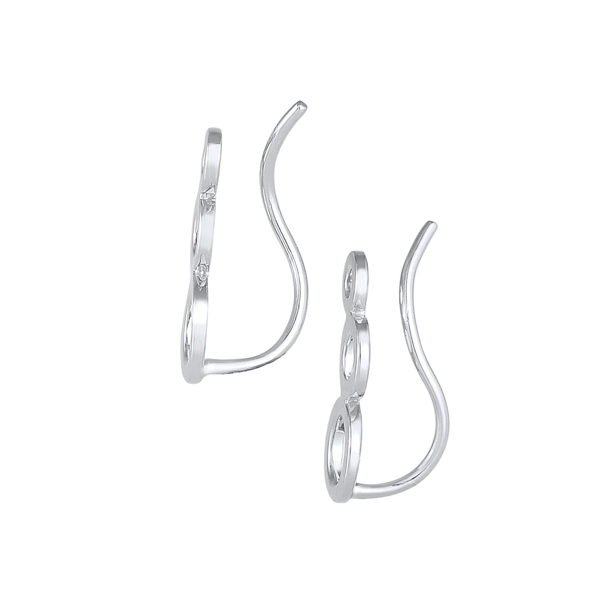 Silber - Elli | Ear Climber | 925er Sterling Silber