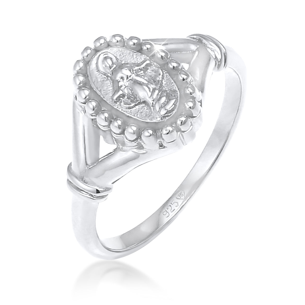 Silber - Elli | Ring Marienbild | 925er Sterling Silber