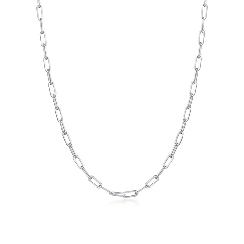 Silber - Elli | Glieder-Halskette Basic | 925er Sterling Silber